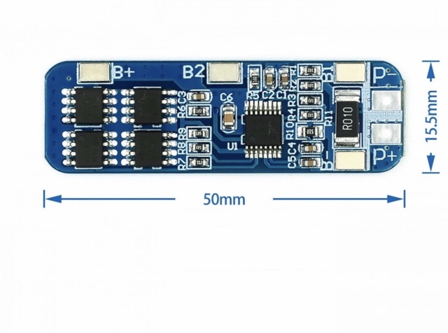 Bảng Mạch Bảo Vệ Sạc Pin Li-Ion Lithium 3s 12v 18650 10a