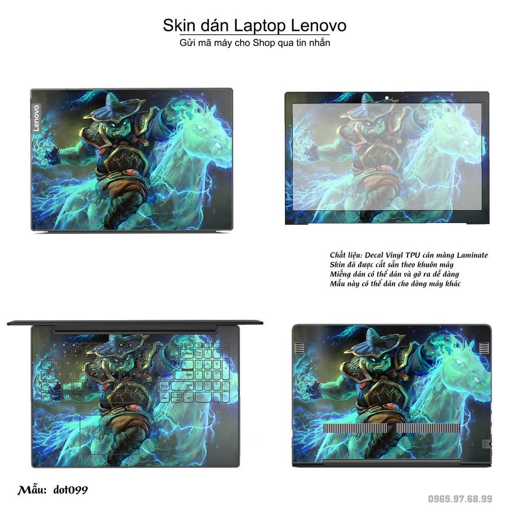 Skin dán Laptop Lenovo in hình Dota 2 _nhiều mẫu 17 (inbox mã máy cho Shop)