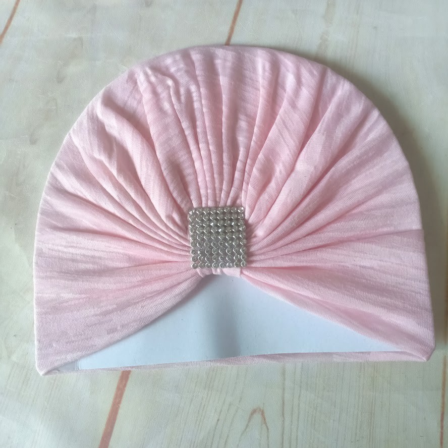 Mũ Turban đính hạt xinh xắn Cho Bé Gái/ Nón Turban