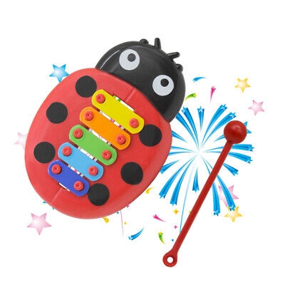 Multi-Color Xylophone Ladybird Knock On Piano Keyboard Early Education Musical Instrument Toy Pianos Keyboards