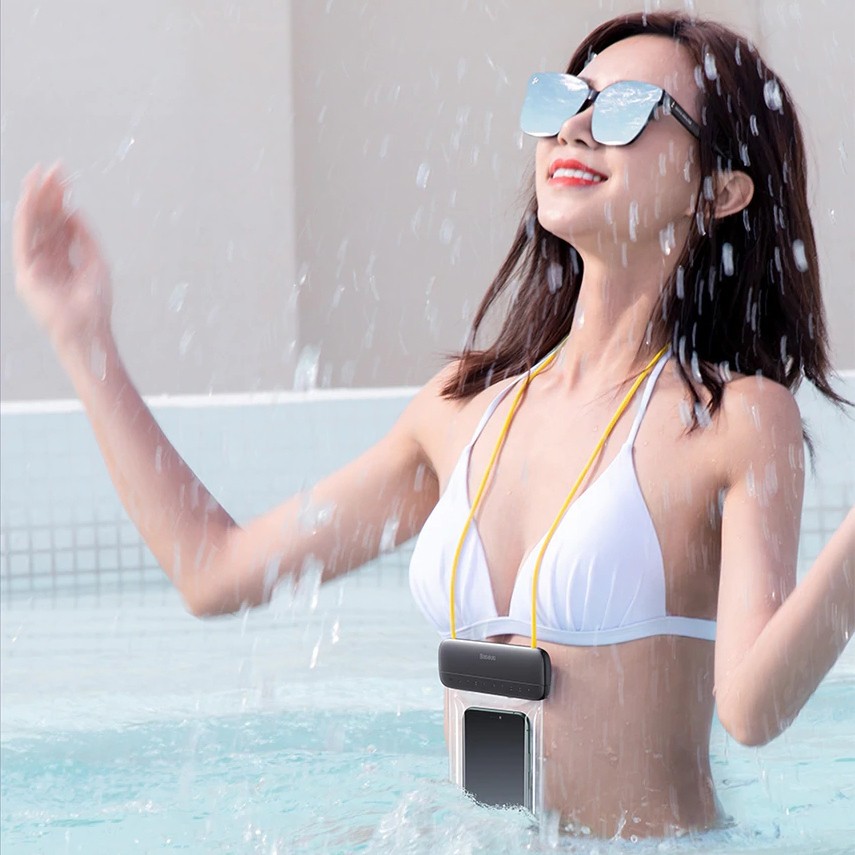 Túi chống nước dùng cho điện thoại Baseus Let''s go Slip Cover Waterproof Bag (for under 7.2 inch smartphone)