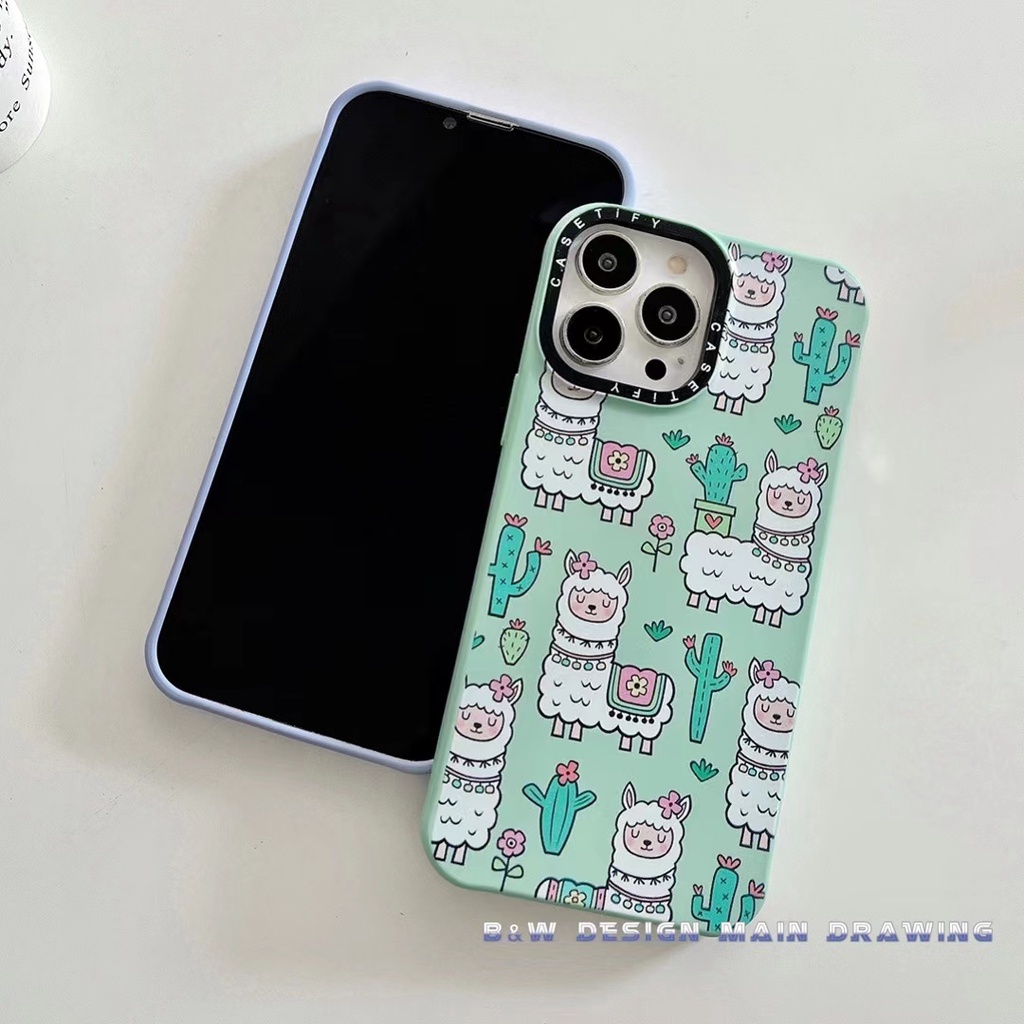Ốp Điện Thoại Silicon Mềm Nhám Chống Sốc Hình Lạc Đà Dễ Thương Cho iPhone 13 12 11 Pro MAX IX XS MAX XR 6 6s 7 8 Plus