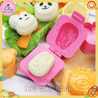 Khuôn ép cơm, khuôn tạo hình cơm, tạo hình trứng ngộ nghĩnh cho bé ăn dặm kiểu Nhật.