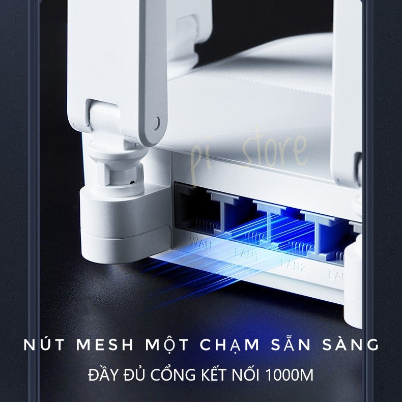 Bộ phát WIFI6 ZTE AX3000 phiên bản EASY MESH HAI BĂNG TẦN GIGABIT WAN/LAN