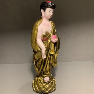 Tượng Phật A Di Đà bột đá đứng cao 24cm