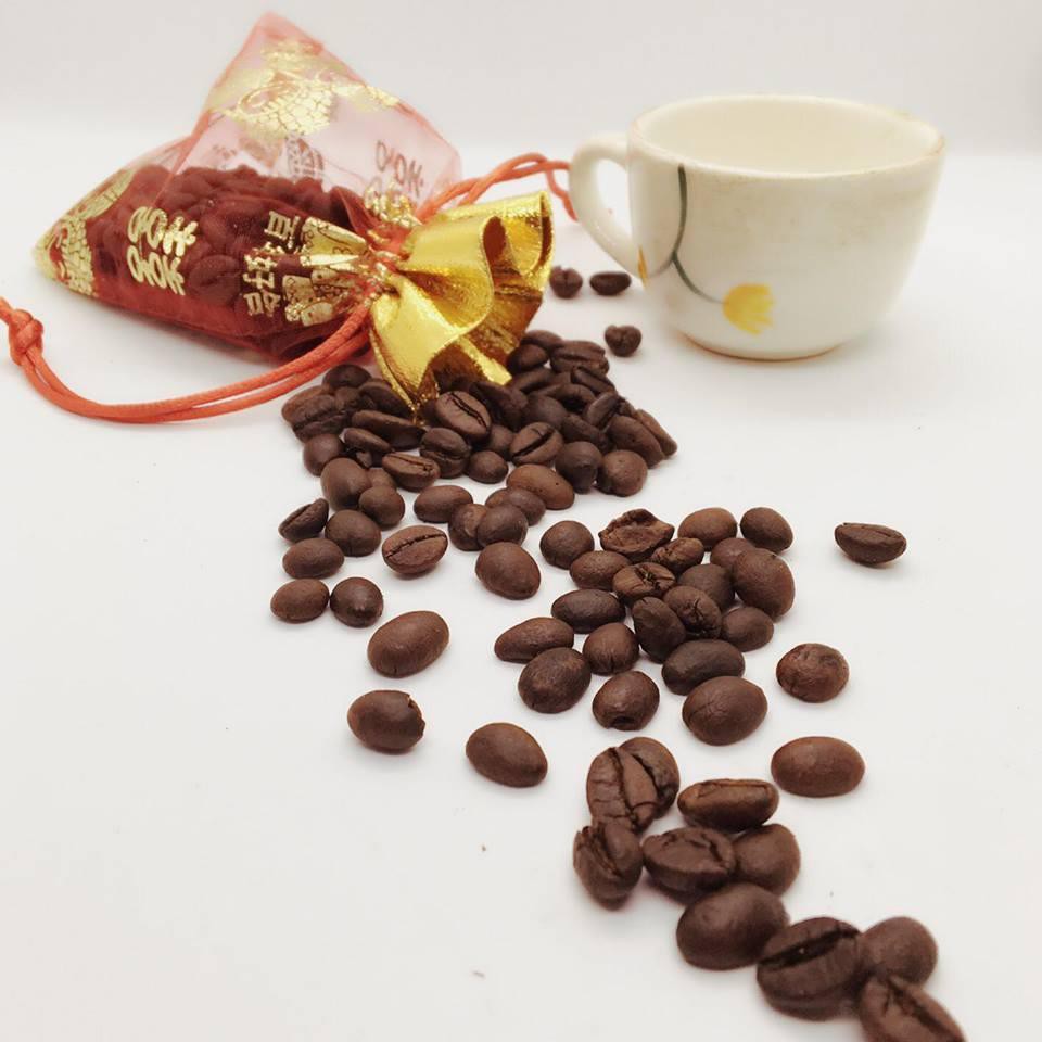 Túi thơm Cafe treo xe Hazelnut (tặng kèm tinh dầu) | TẠI HÀ NỘI