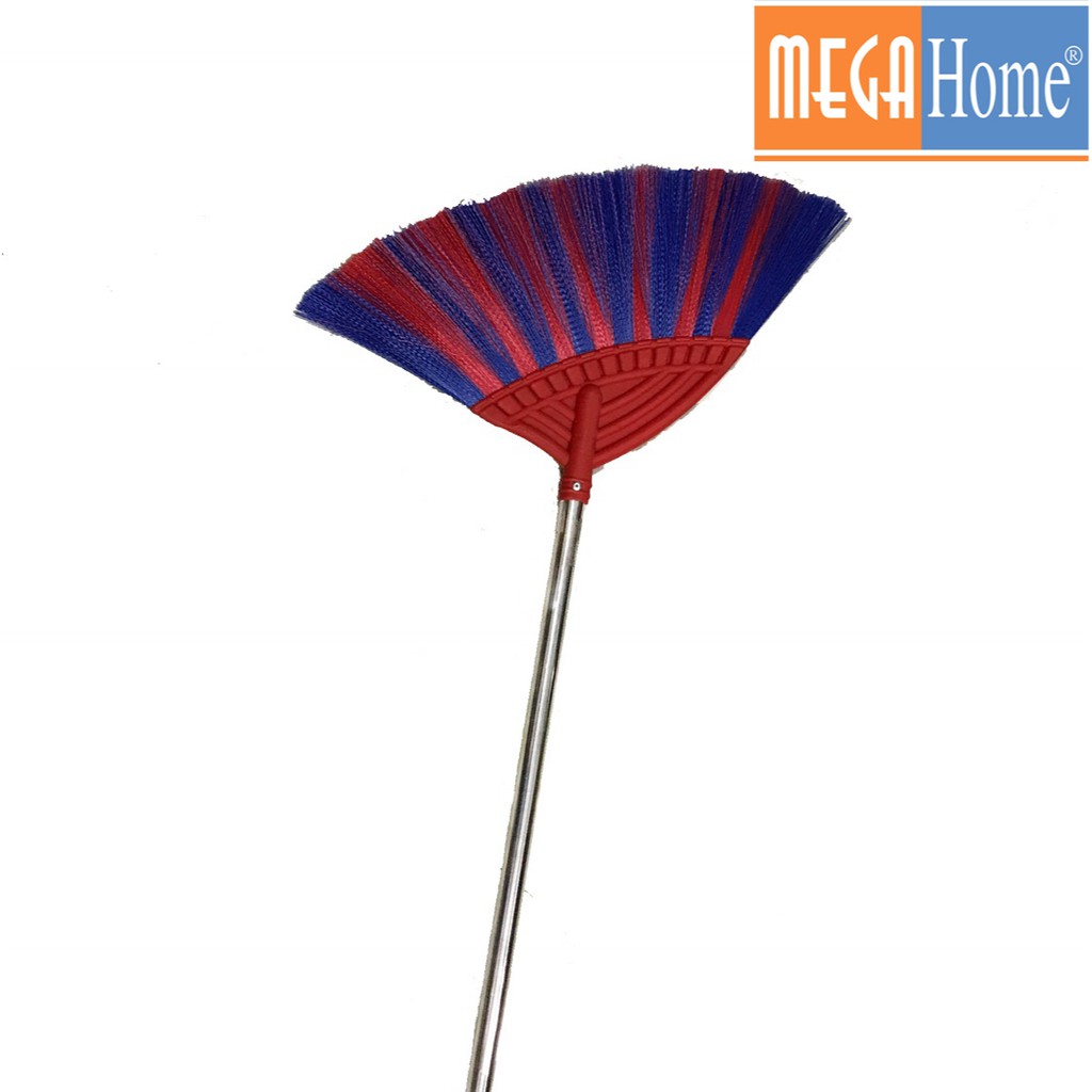 Chổi homebroom x3 megahome thân cây inox ,cước mềm mại thích hợp quét nhà - ảnh sản phẩm 2