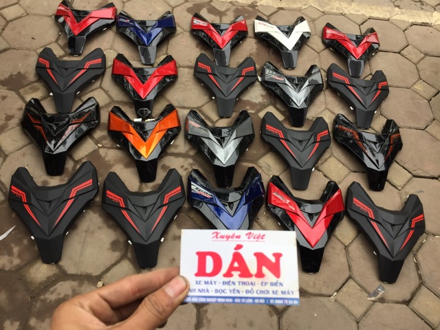 Mặt nạ siêu nhân xe air blade 2016-2019