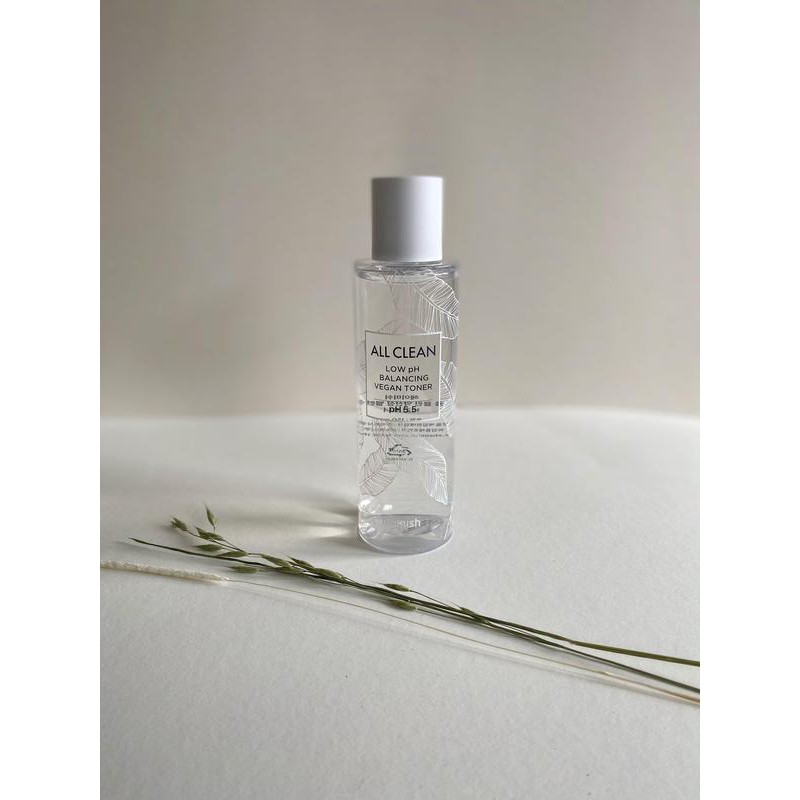 Nước hoa hồng dưỡng ẩm cân bằng Heimish All Clean low pH Balancing Vegan Toner 150ml