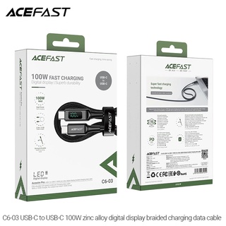 Cáp ACEFAST Type C to Type C 100W (2m) - C6-03