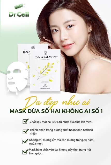 Mặt Nạ Thạch DNA Dr Cell hộp 5 mask - Nạ thạch DNA