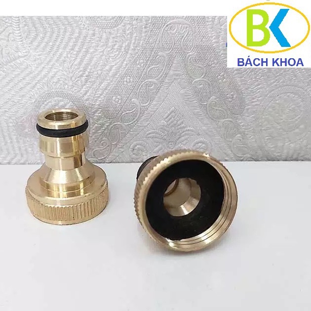 KHỚP NỐI ĐỒNG ĐẦU VÀO ren trong 25mm CHO MÁY XỊT RỬA CAO ÁP - thay thế khớp nhựa