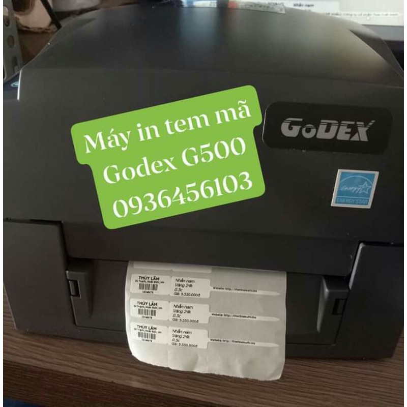 Máy in tem vàng bạc trang sức Godex G500 bền, in rõ nét, in nhanh | BigBuy360 - bigbuy360.vn