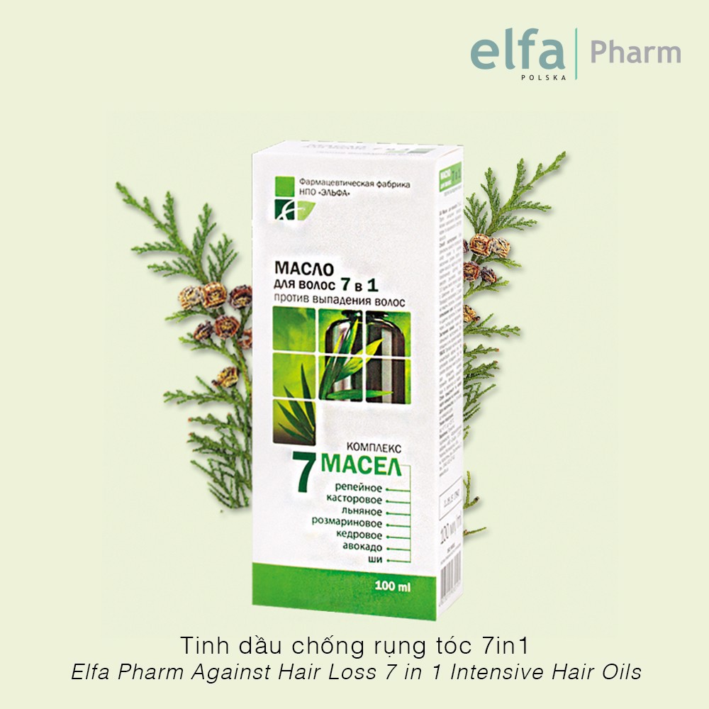 SERUM KÍCH THÍCH MỌC TÓC ELFA PHARM INTENSIVE HAIR SERUM 7 IN 1 100ML CHÍNH HÃNG - 6882