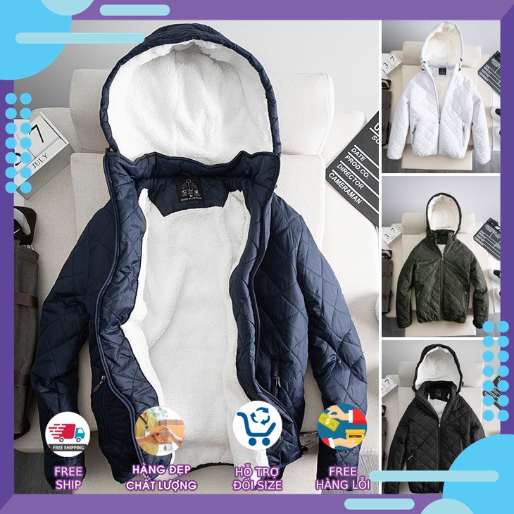 [Hàng Loại 1] Áo Gió Lót Lông Cừu 3 Lớp, Hàng Chất Lượng Cao, Dành Cho Cả Nam Nữ