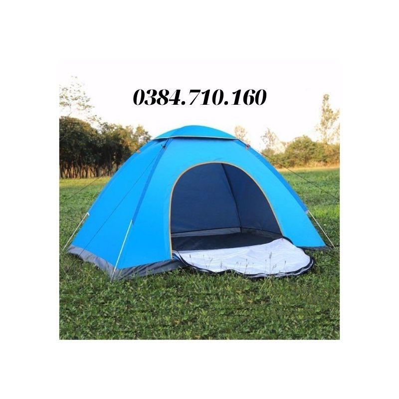 Lều cắm trại tự bung , lều du lịch dã ngoại dành cho 4-5 người, chống thấm nước, thông gió mát mẻ
