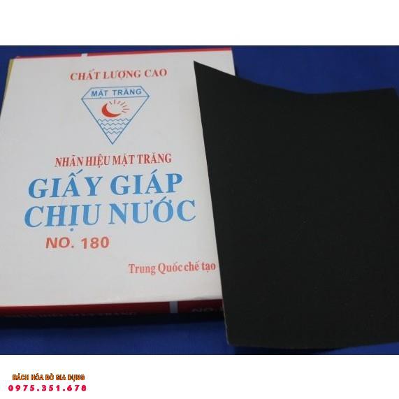 Giấy nhám, giấy giáp (NO100, NO150, NO180, NO400) kích thước 28x23-Giadung24h