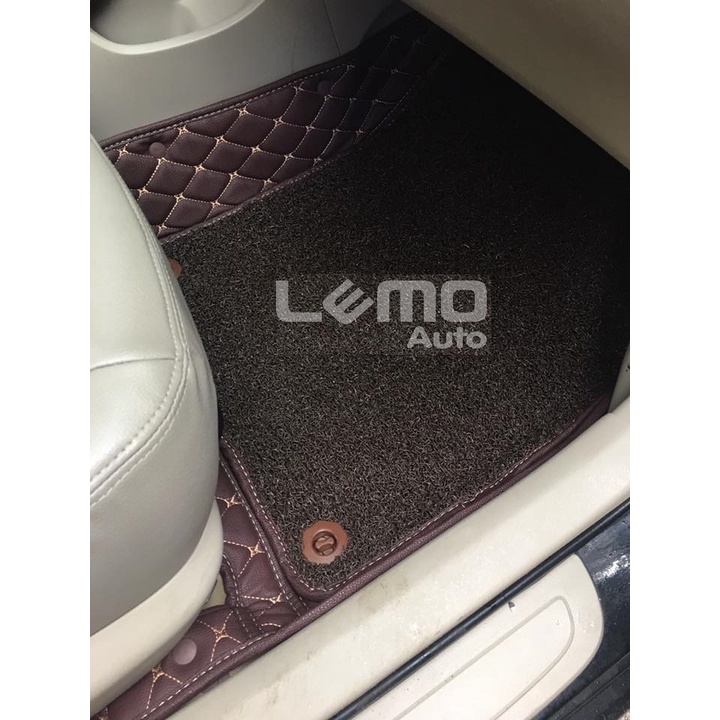 Thảm lót sàn ô tô 5d, 6d Nano 2 chỉ Toyota Altis 2001 – 2023 kháng khuẩn, khử mùi bảo hành 3 năm trải kín sàn xe