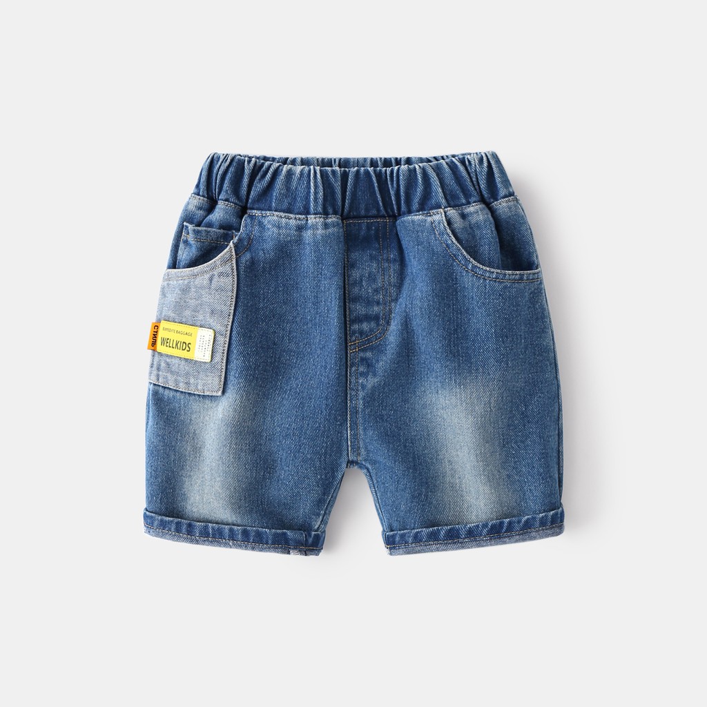 Quần Jeans Cho Bé JOYBOY Quần Short Cho Bé Họa Tiết Ngộ Nghĩnh Chất Bò Mềm 031