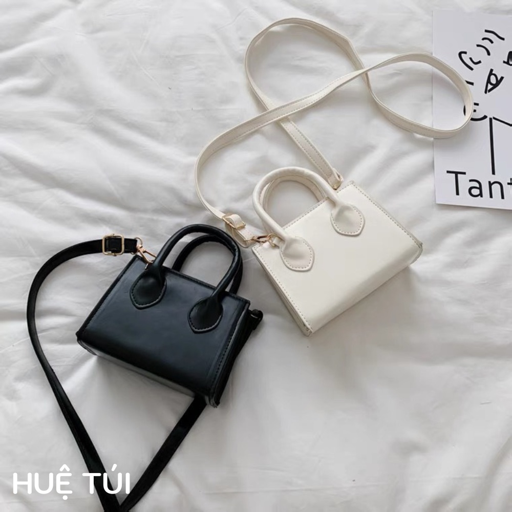 Túi xách đeo chéo phong cách trẻ trung thời trang hai quai trơn TX03
