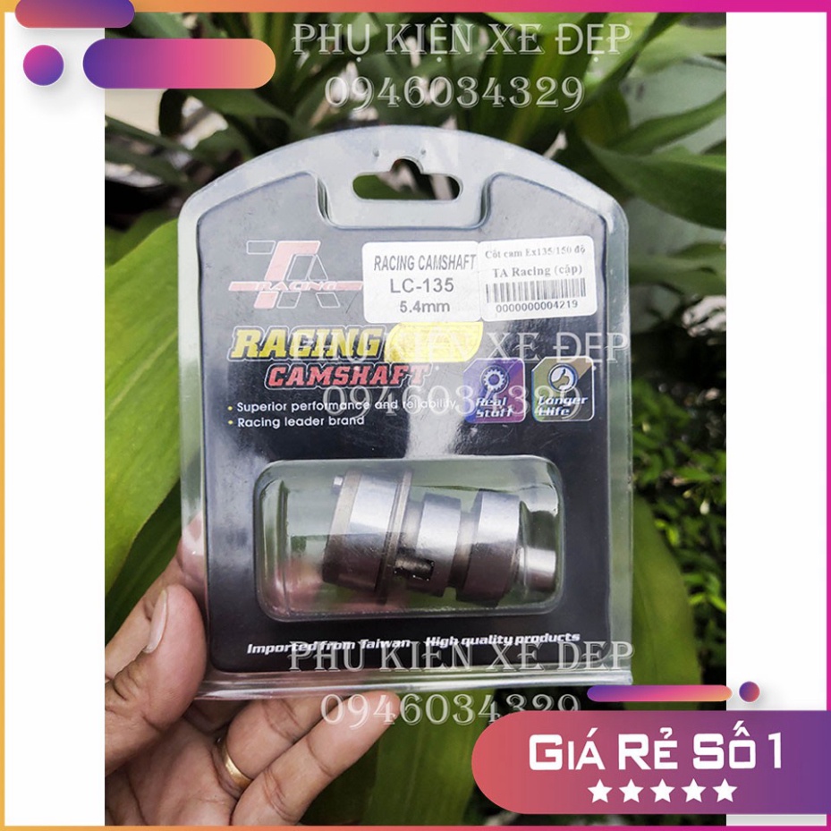 CỐT CAM ĐỘ 5LI4 TA CHO EXCITER 135, 150 ĐI PISTON 57 ,62,65 VÀ CÁC BÀI ĐỘ NẶNG (BAO ĐỔI TRẢ)