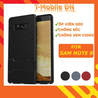 Ốp lưng Samsung Note 8 🔥 𝐅𝐑𝐄𝐄 𝐒𝐇𝐈𝐏 🔥 Ốp iron man chống sốc kèm chống xem video và bảo vệ camera cho Note 8
