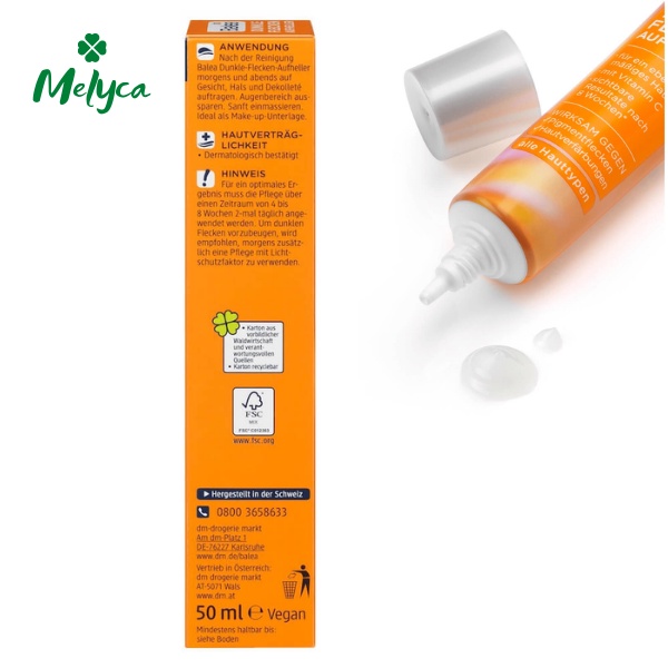 Kem mờ nám tàn nhang Balea Dunkle Flecken Aufheller 50ml nội địa Đức- Shop Melyca