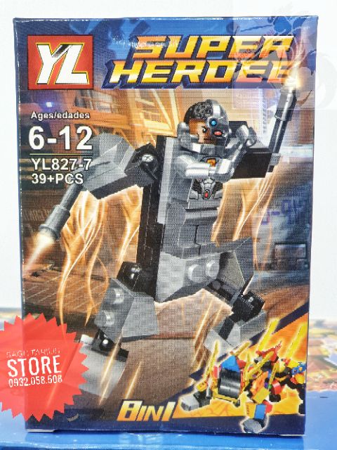 Combo 8 Minifigures các siêu anh hùng Marvel