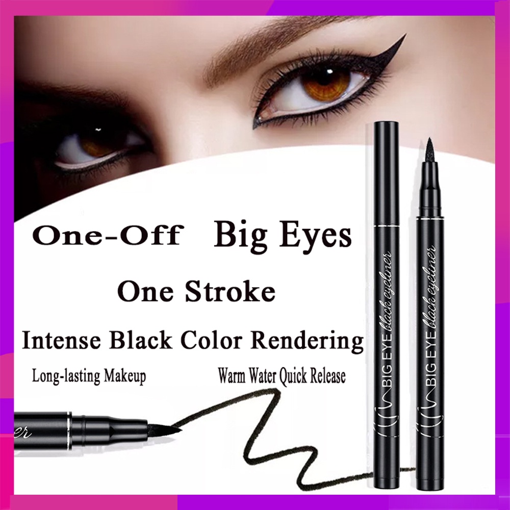 Bút Kẻ Mắt Dạng Lỏng Màu Đen Sắc Tố Cao Chống Nước Lâu Trôi Tự Nhiên
