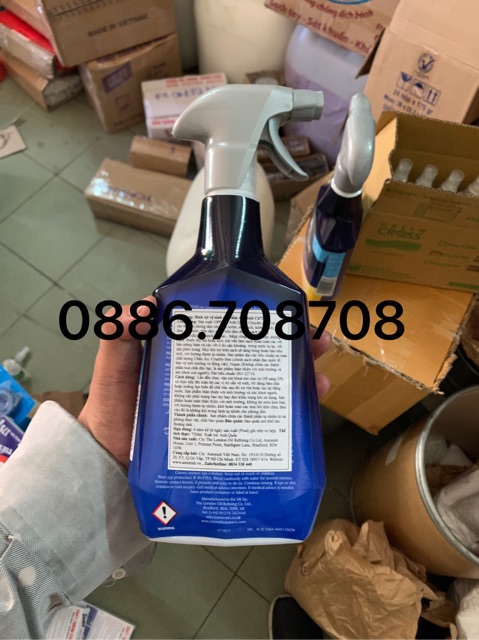 Bình xịt vệ sinh nhà tắm Astonish 750ml(Mẫu mới)