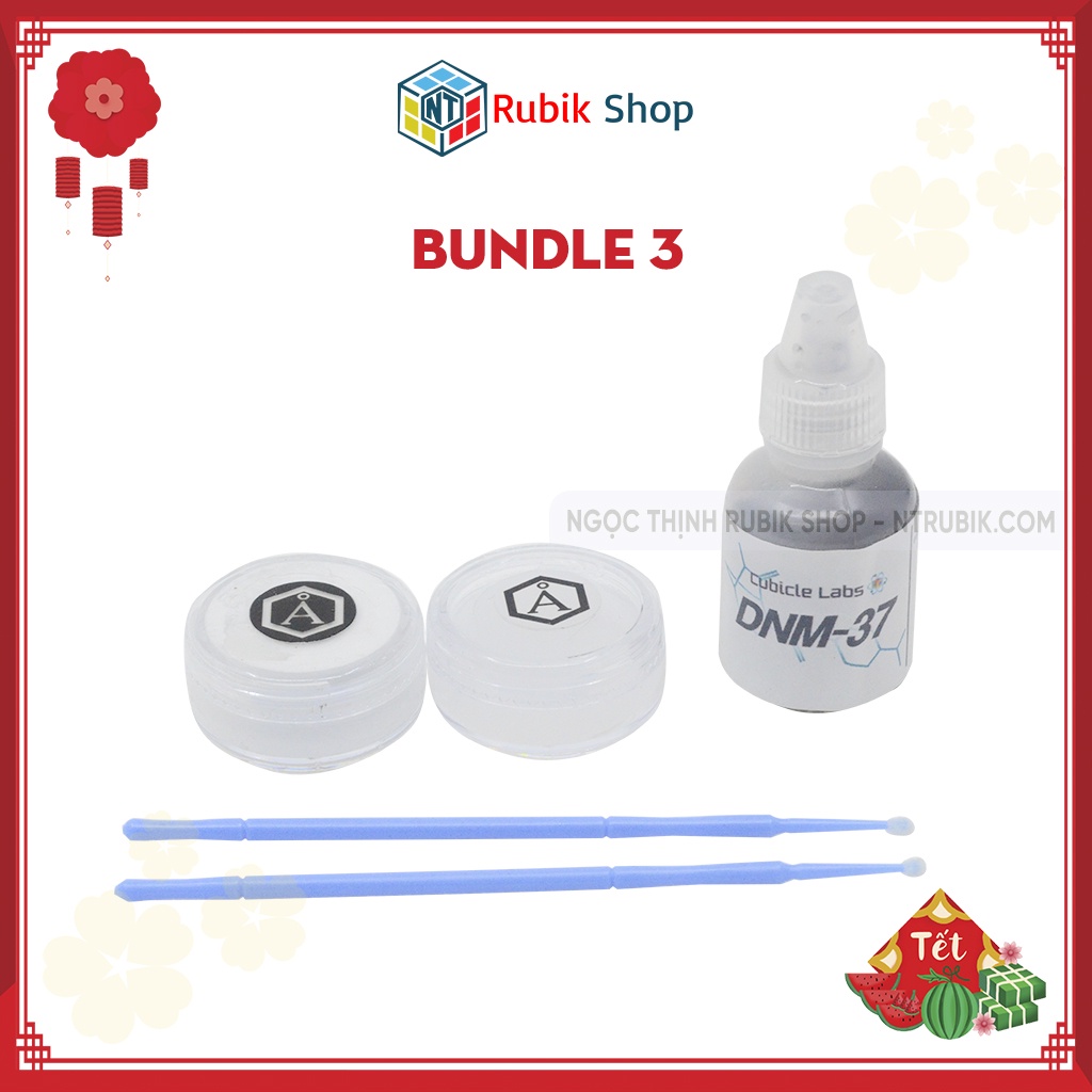 [Cubicle-bundle 3] Combo Angstrom Gravitas &amp; Angstrom Dignitas &amp; DNM 37 10cc dầu bôi trơn rubik