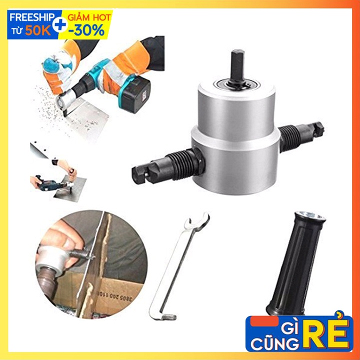 Bộ phụ kiện chuyển đổi máy khoan thành máy cắt tôn đa năng