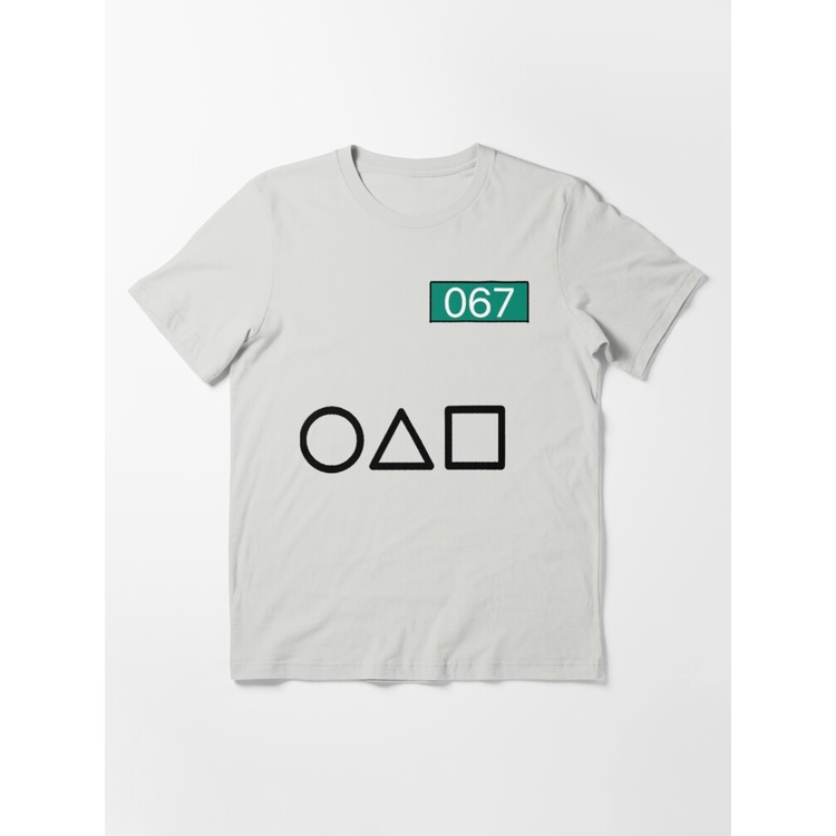 Áo Thun, áo phông Tay Ngắn UNISEX SQUID GAME 067 Hottrend đủ size | NA STORE