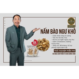 Nấm Bào Ngư + Đông Trùng Hạ Thảo Kim Cương Vàng