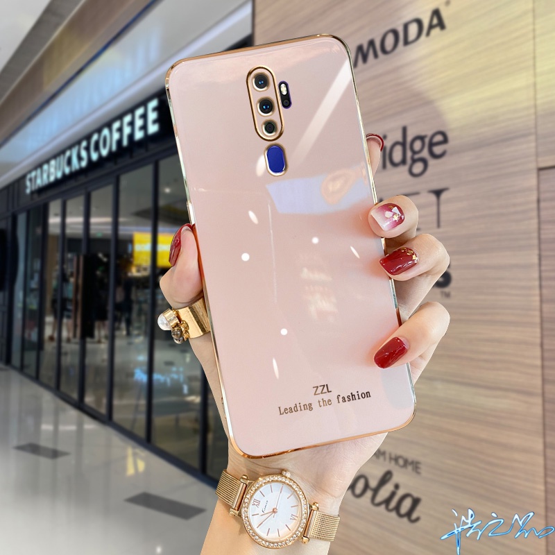 Ốp Điện Thoại Silicon Mềm Kết Cấu Sang Trọng Bảo Vệ Cho OPPO A9 2020 Case A5 2020 2022
