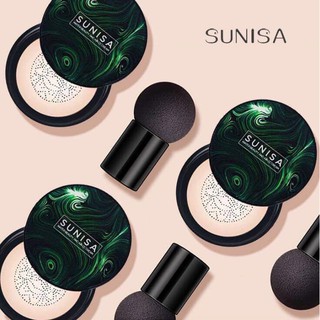 Hàng loại 1 Phấn nước Air Cushion BB Cream với đầu mút trang điểm dưỡng ẩm và che khuyết điểm SUNISA