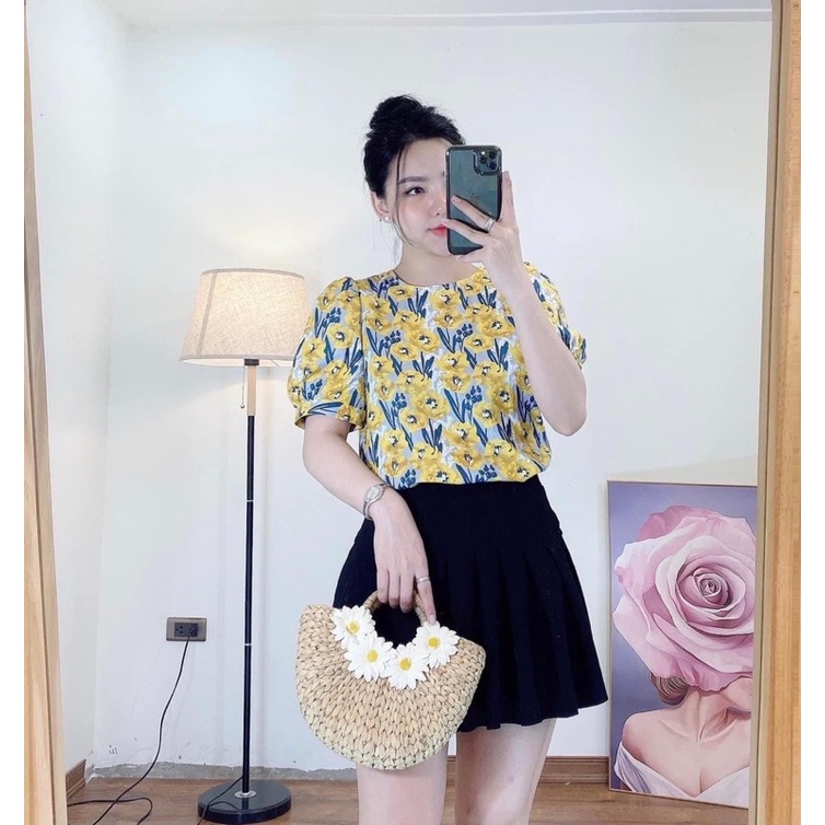 Áo hoa khuy lưng 260k -> 160k