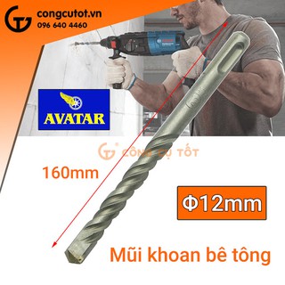 mũi khoan bê tông avatar các cỡ 6,8,10,12,14,16