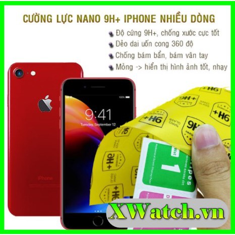 Cường lực dẻo Nano iPhone 5/5s iPhone 6/6s/ iPhone 6Plus /7 Plus / 8 plus / Iphone X/XS/XS MAX 12 pro max 13 pro max...