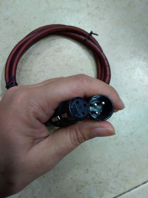 Dây Jack canon 2 đầu đực cái