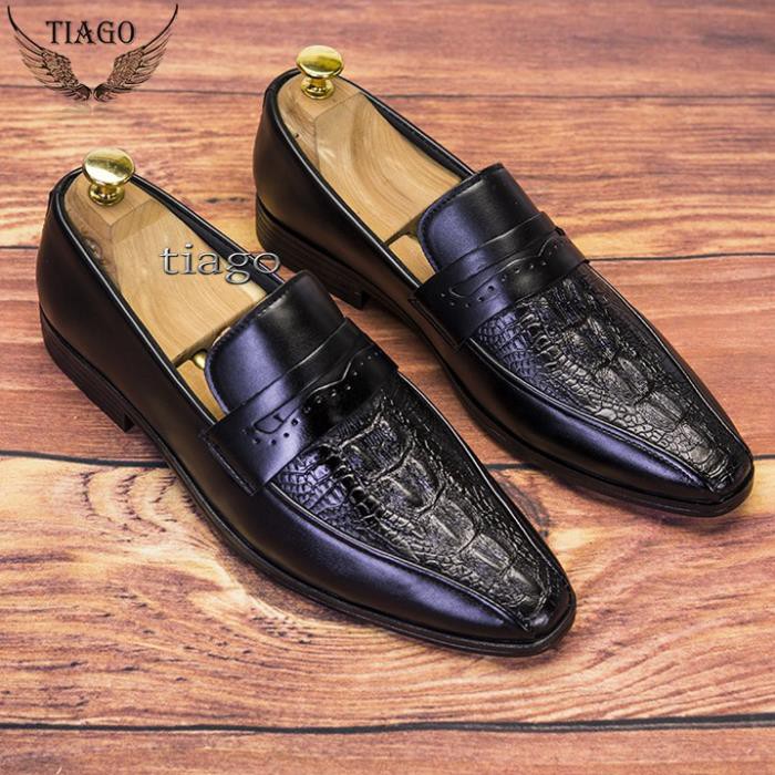 Xả Hàng GIÀY TÂY LƯỜI NAM CÔNG SỞ - CHẤT DA CỰC MỀM - ĐẾ KHÂU CHẮC CHẮN [VVOIĐ]