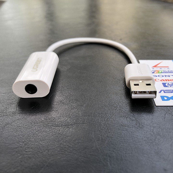 Cáp chuyển USB ra audio 3.5mm hỗ trợ Mic và Tai Nghe Ugreen 30712