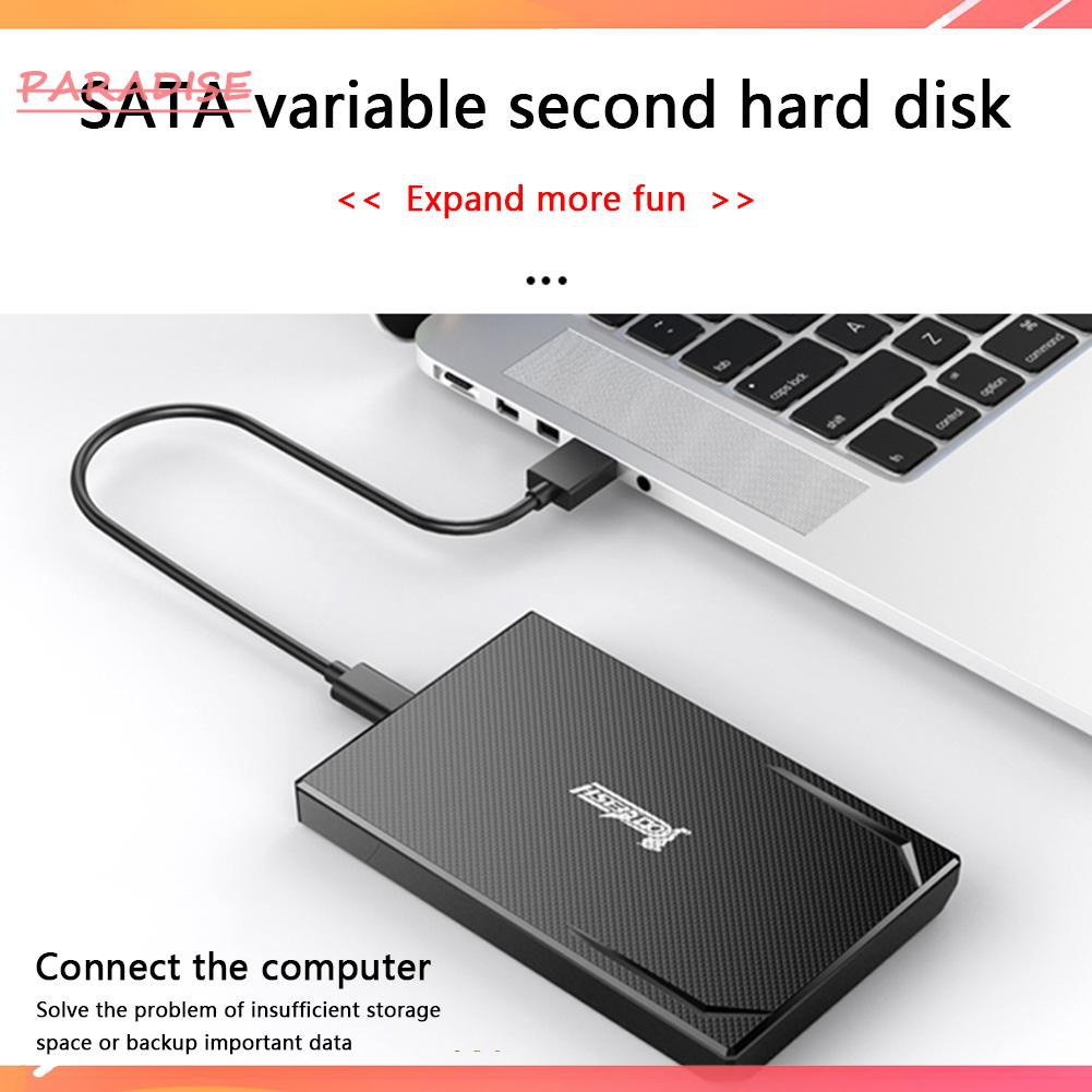 Hộp Đựng Ổ Cứng Ngoài Paradise1 K801 Usb 3.1 Type C Sang Sata 2.5 Hdd Ssd Ốp