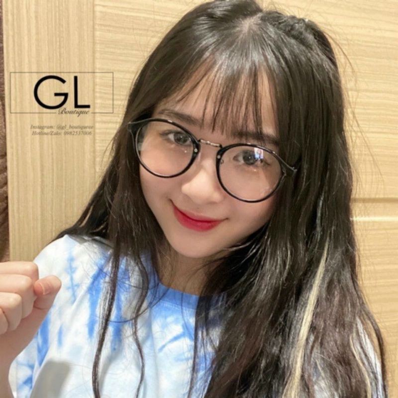 Kính mắt mèo gọng kim loại dáng tròn (hàng loại 1) | BigBuy360 - bigbuy360.vn