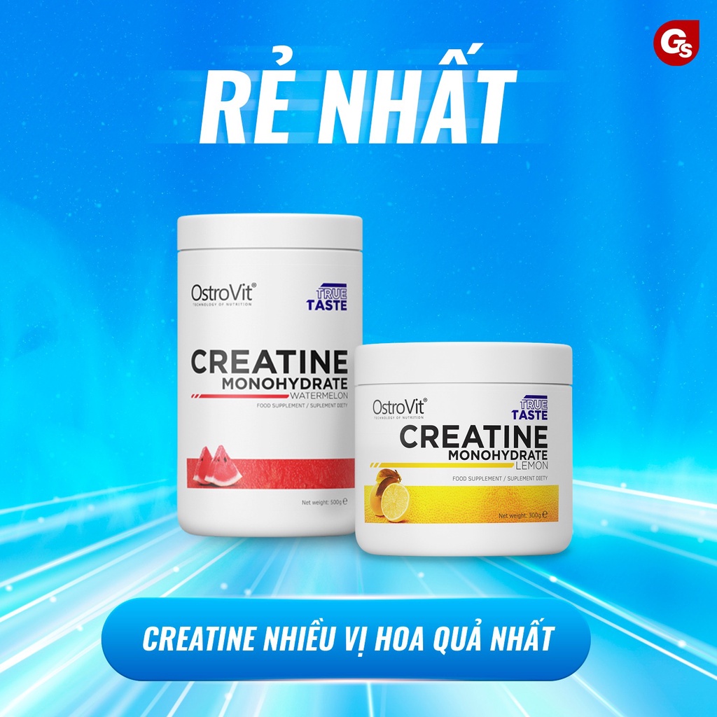 Sữa tăng sức mạnh, cơ bắp Ostrovit Creatine  an toàn, hiệu suất cao, tốt cho trí não