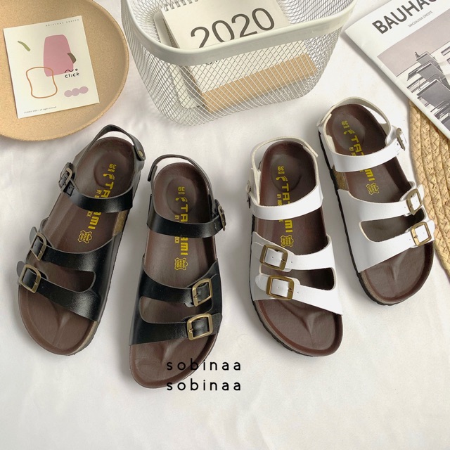 Sandal 2 quai khoá mảnh siêu xinh