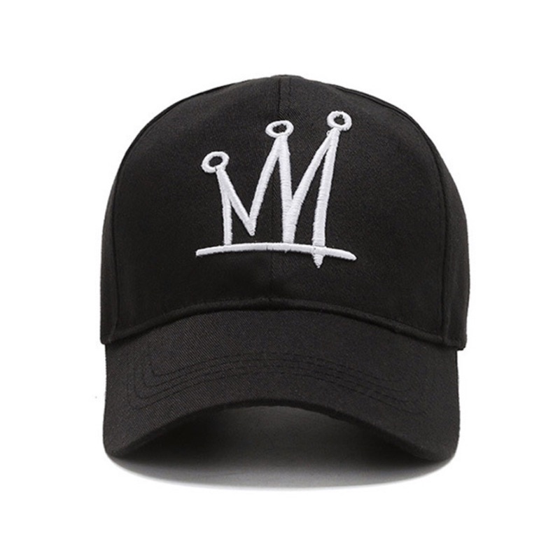 Mũ Lưỡi Trai Nam Nữ THÊU HÌNH VƯƠNG MIỆN Phong Cách Hip Hop Hàn Quốc - Nón Ulzzang Form Unisex Thời Trang