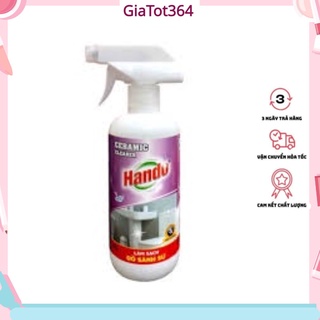 Dung dịch làm sạch đồ sành sứ Hando 570ml