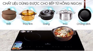 Bếp từ hồng ngoại Sunhouse SHB9105MT