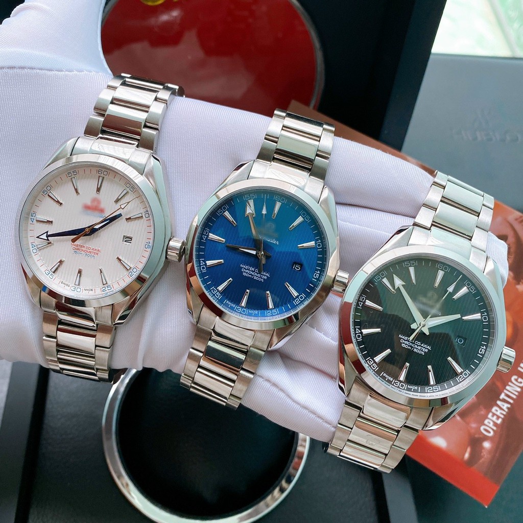 ĐỒNG HỒ NAM SEAMASTER _Ω_OMEGA SEAMASTER AQUA TERRA - DÂY THÉP - MÁY CƠ - SIZE 42MM